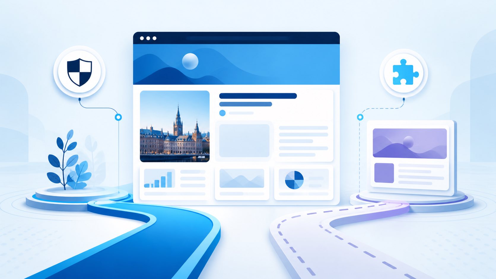 Google’s EEA Site-Reputation Change: Audit Third-Party Content 1 Illustration of a Belgian business website with an independently separated third-party content section